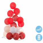 Guirnalda 20Leds Rojo