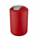 Cubo Tapa Abatible 65 Lts Brasil  Rojo