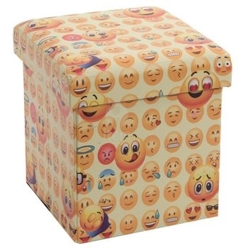 Caja Plegable Lienzo Madera 32x32x34 cm