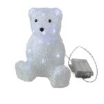 Oso 20 Led Blanco 14Cm