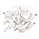 10 GRAPAS CABLE REDONDO N.10 BLANCO