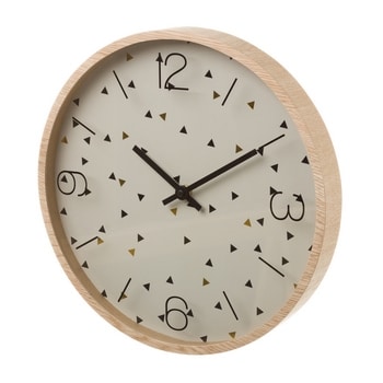 Reloj Mdf / Cristal 33 X 33 X 4 Cm