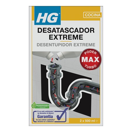 HG Desatascador extreme 2x 0.5L