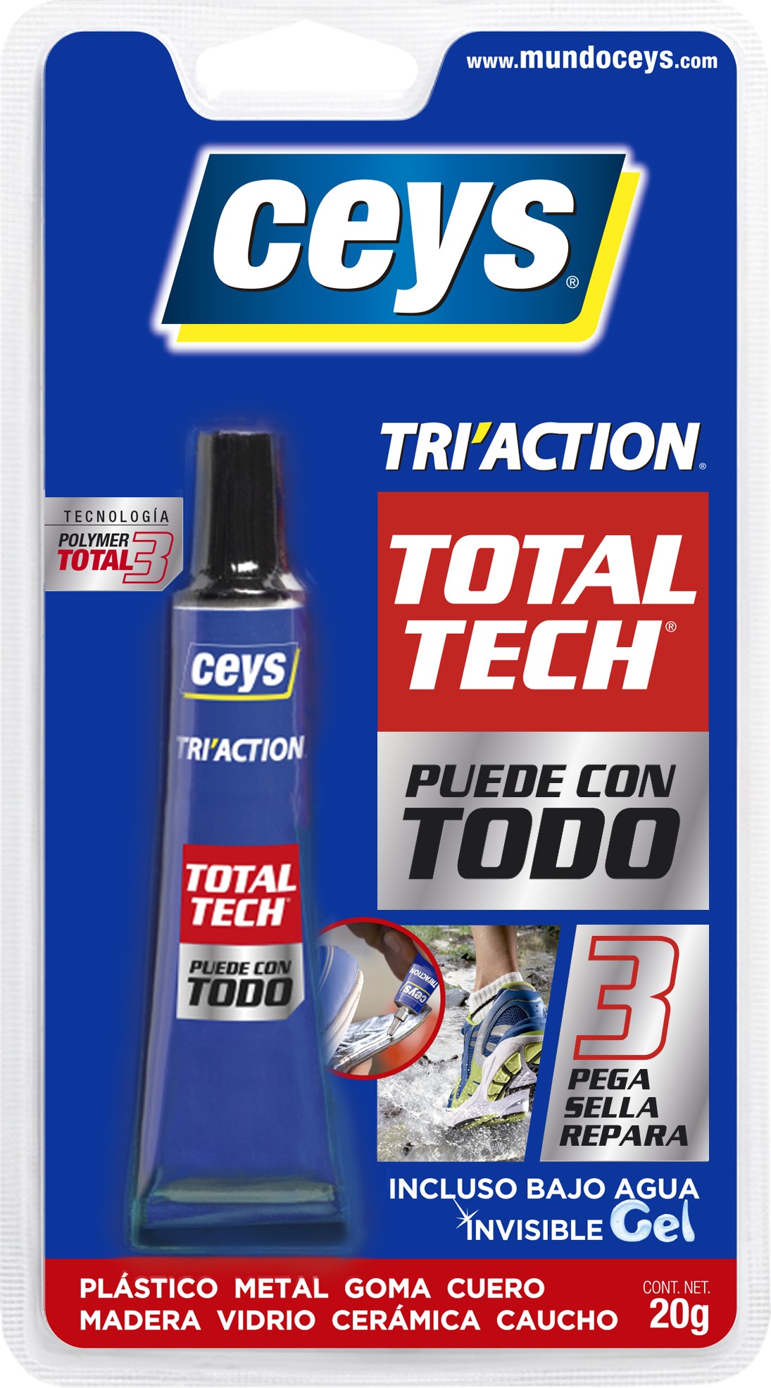 CEYS TRI ACTION BLISTER 10 G 12 UD R 507228