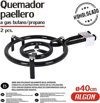 QUEMADOR PAELLERO 40CM GAS BUTANO/PRO - Comprar Online - Brico Rondón