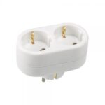 ADAPTADOR SCHUKO 2 TOMAS 16A FRONTALES