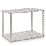 ESTANTERIA EXTENSIBLE BLANCA 2 ESTANTES