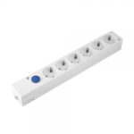 BASE 3 MULTIFIX 6 TOMAS INTERRUPTOR BLANCO