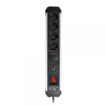 BASE EXTRAPOWER ALUMINIO PROTECCIÓN 4 TOMAS