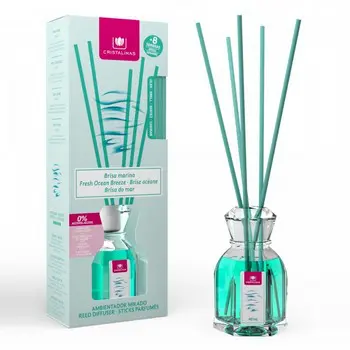 AMBIENTADOR EN FORMATO MIKADO BRISA MARINA 40ML. CRISTALINA