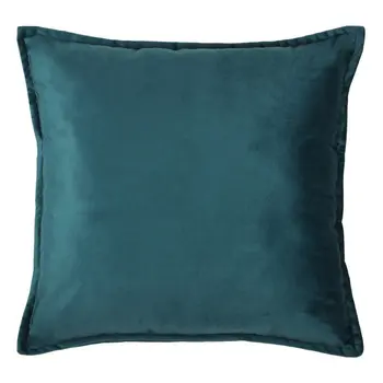 COJIN TANIA VELOURS 40X40 AZUL PETROLEO
