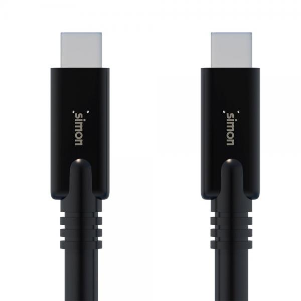 CABLE USB 3,1 C – USB C NEGRO 1M