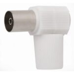 CONECTOR HEMBRA ACODADO CABLE TV