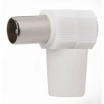 CONECTOR MACHO ACODADO CABLE TV