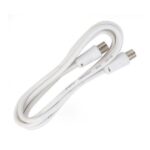 CONEXIÓN ANTENA TV 5M BLANCO