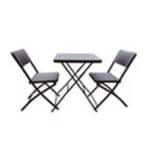 CONJUNTO MESA + 2 SILLAS PLEGABLE DEKA