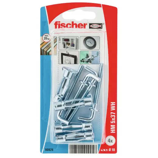 Fijación metálica para cavidades huecas Fischer HM 5 x 37 H con hembrilla abierta