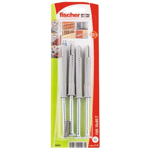Fijación para marcos Fischer FUR 10 x 80 T K
