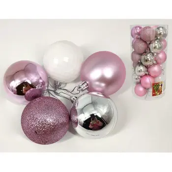 BOLA DE NAVIDAD X30 POOL ROSA