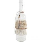 BOTELLA DECORACION CRISTAL 9X9X30