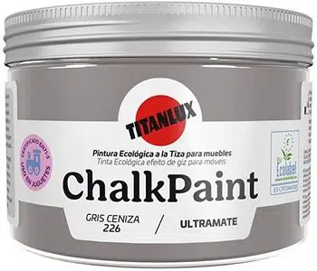 TITAN CHALK PAINT GRIS CENIZA 150 ML