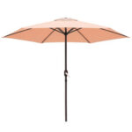 Parasol Aluminio beige 270 cm