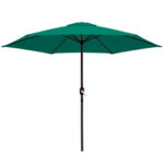 Parasol Aluminio verde 270 cm