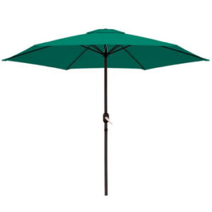Parasol Aluminio verde 270 cm