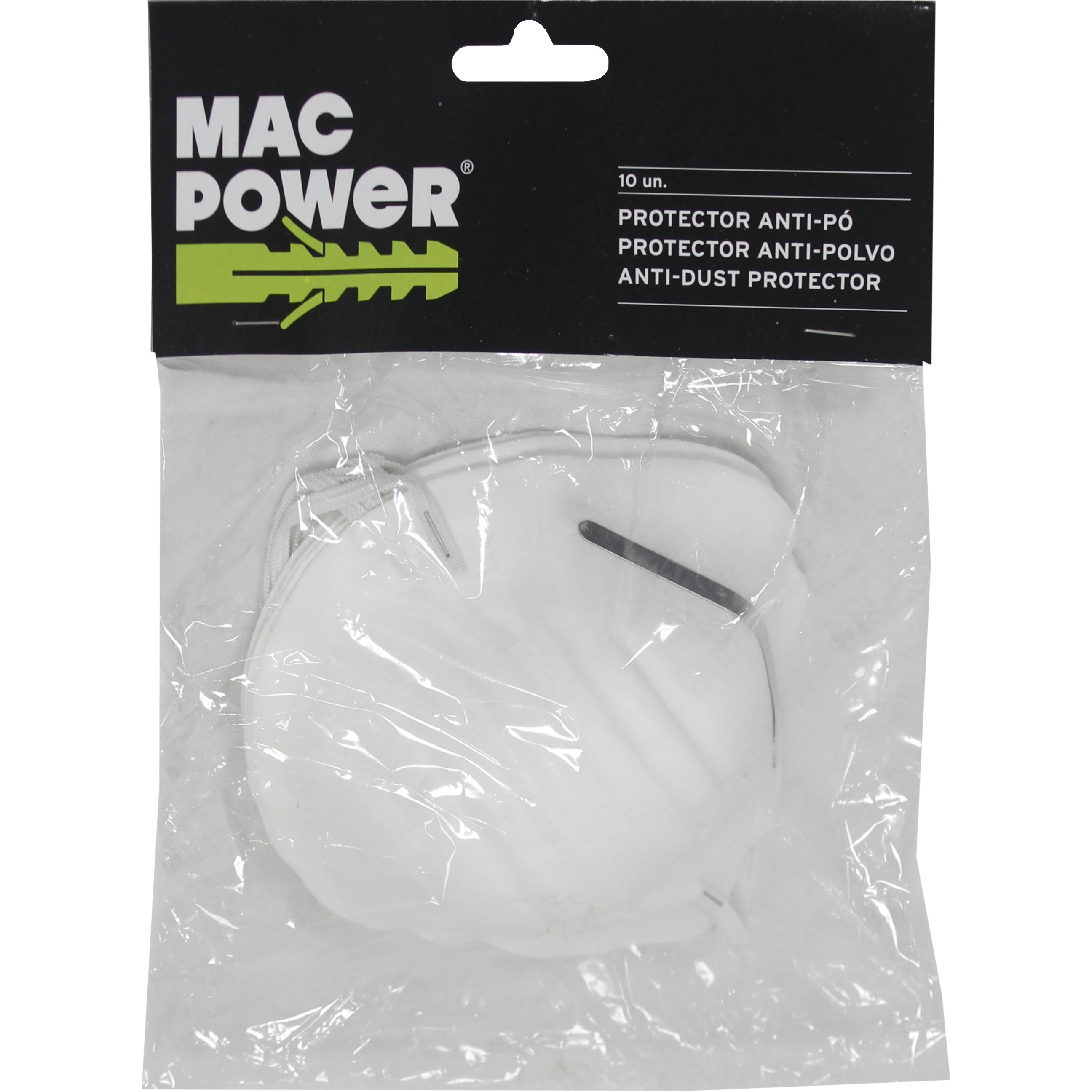 Máscara para polvo-MAC-C/CLIP 10P