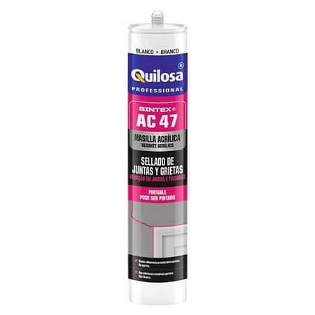 MASILLA ACRILICA BLANCA AC 47 300 ML QUILOSA MASILLA ACRILICA BLANCA AC 47 300 ML QUILOSA