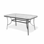 MESA ACERO MODELO RODAS 150X90XH70 CM.