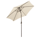 PARASOL INCLINABLE SALIDA AIRE ALU. CRUDO 300CM