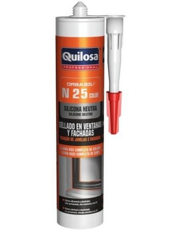 QUILOSA SILICONA OBRASIL N-25 RAL7016 GRIS ANTRACITA