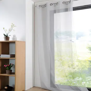Monna Visillo 135X260 Gris 100% Pe