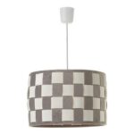 LÁMPARA TECHO BLANCO-GRIS 30,50 X 30,50 X 20 CM