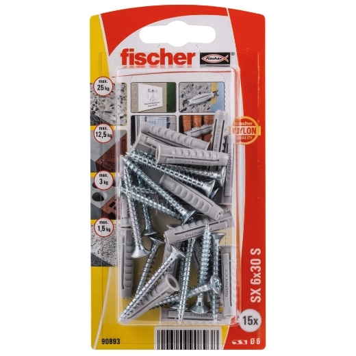 Taco de expansión Fischer SX 6 x 30 S K