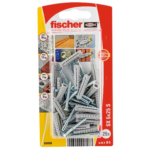 Taco de expansión fischer SX 5 x 25 GKS