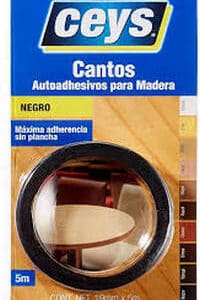 CEYS CANTO AUTOADHESIVO NEGRO 19 M/M