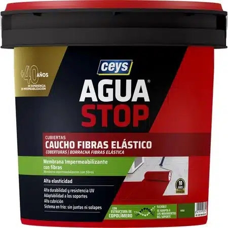 CEYS AGUASTOP CAUCHO FIBRAS VERDE 1KG