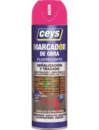 CEYS MARCADOR OBRA FUCSIA FLUOR 500 ML