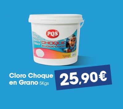Cloro choque grano