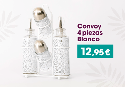 Convoy cuatro piezas blanco