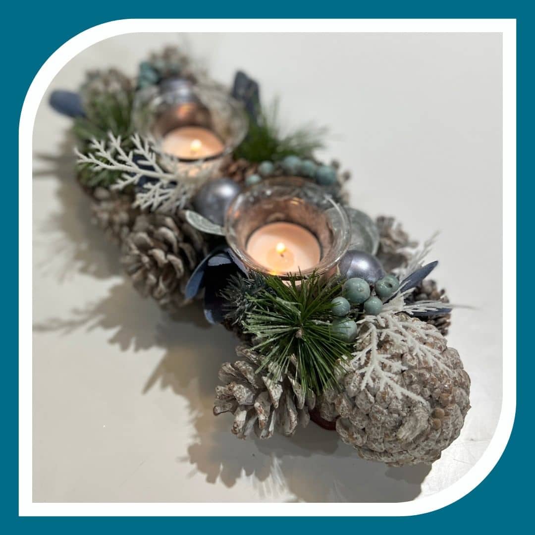 Cómo decorar tu casa en Navidad, decoración velas navidad