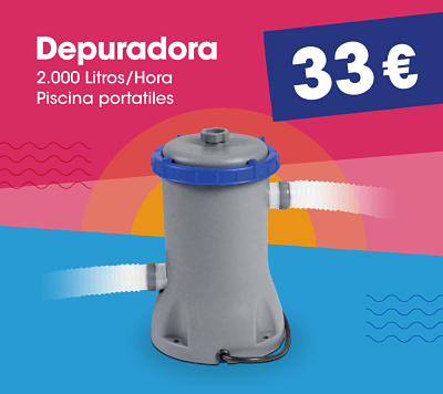 Depuradora piscina portátiles