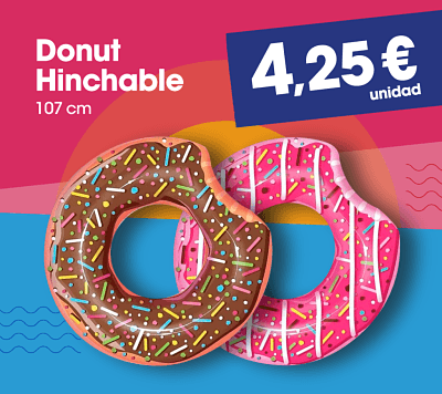 Donut hinchable