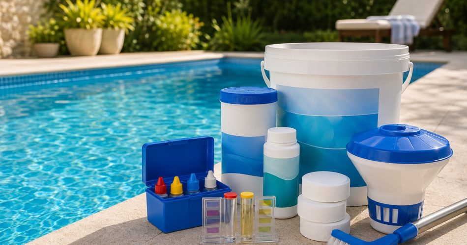 mantenimiento del agua de la piscina