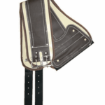 FAJA CUERO DOBLE CIERRE HEBILLA