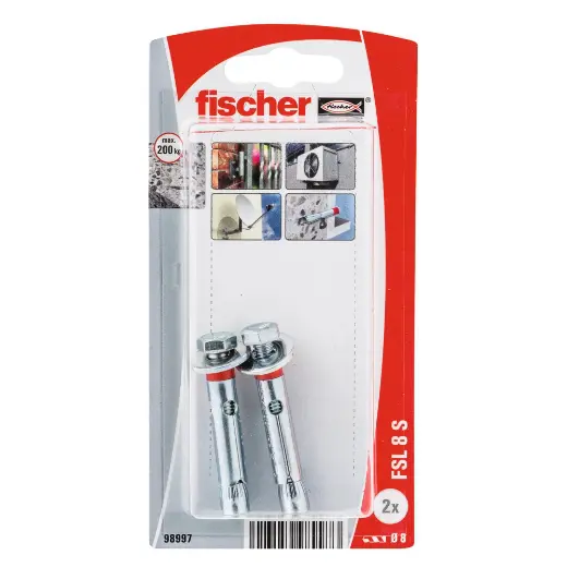 fischer Anclajes de manguito FSL 8 S K NV