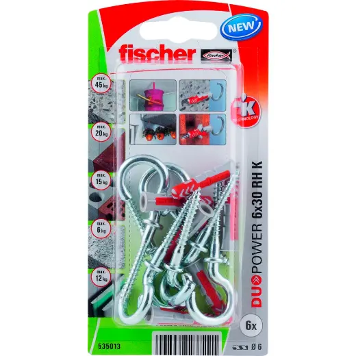 fischer DuoPower 6 x 30 RH con hembrilla abierta