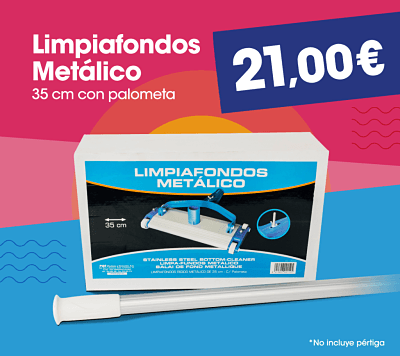 Limpiafondos metálico